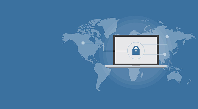 Desktop computer vector image